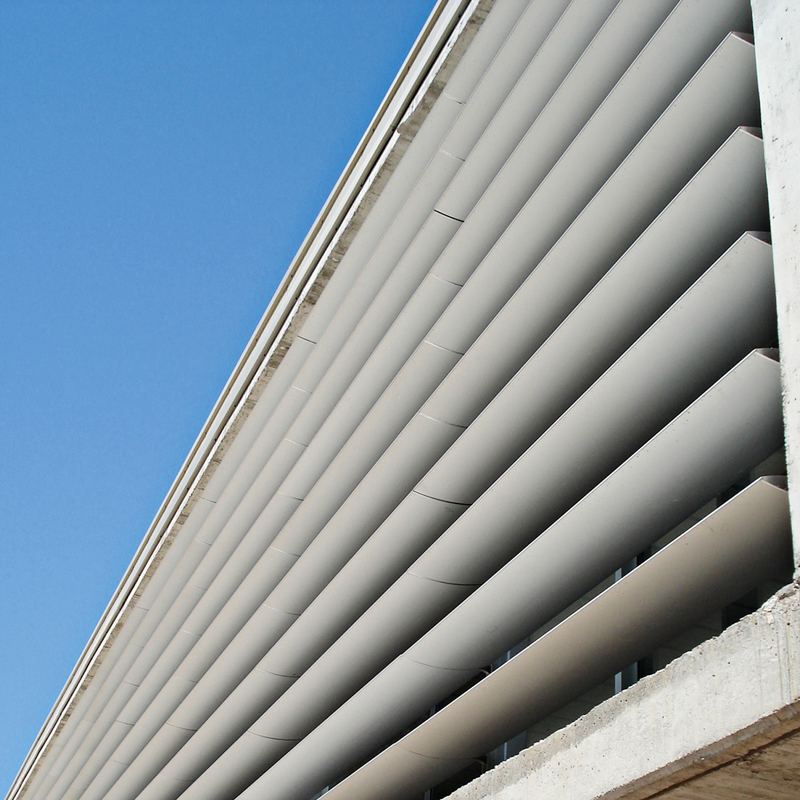 Celosías para aplicaciones en fachadas o patios